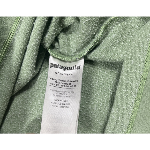 Patagonia Sweatshirt Mens Medium P6 Logo Lightweight Crew Raglan Knit Fleece - Picture 6 of 13